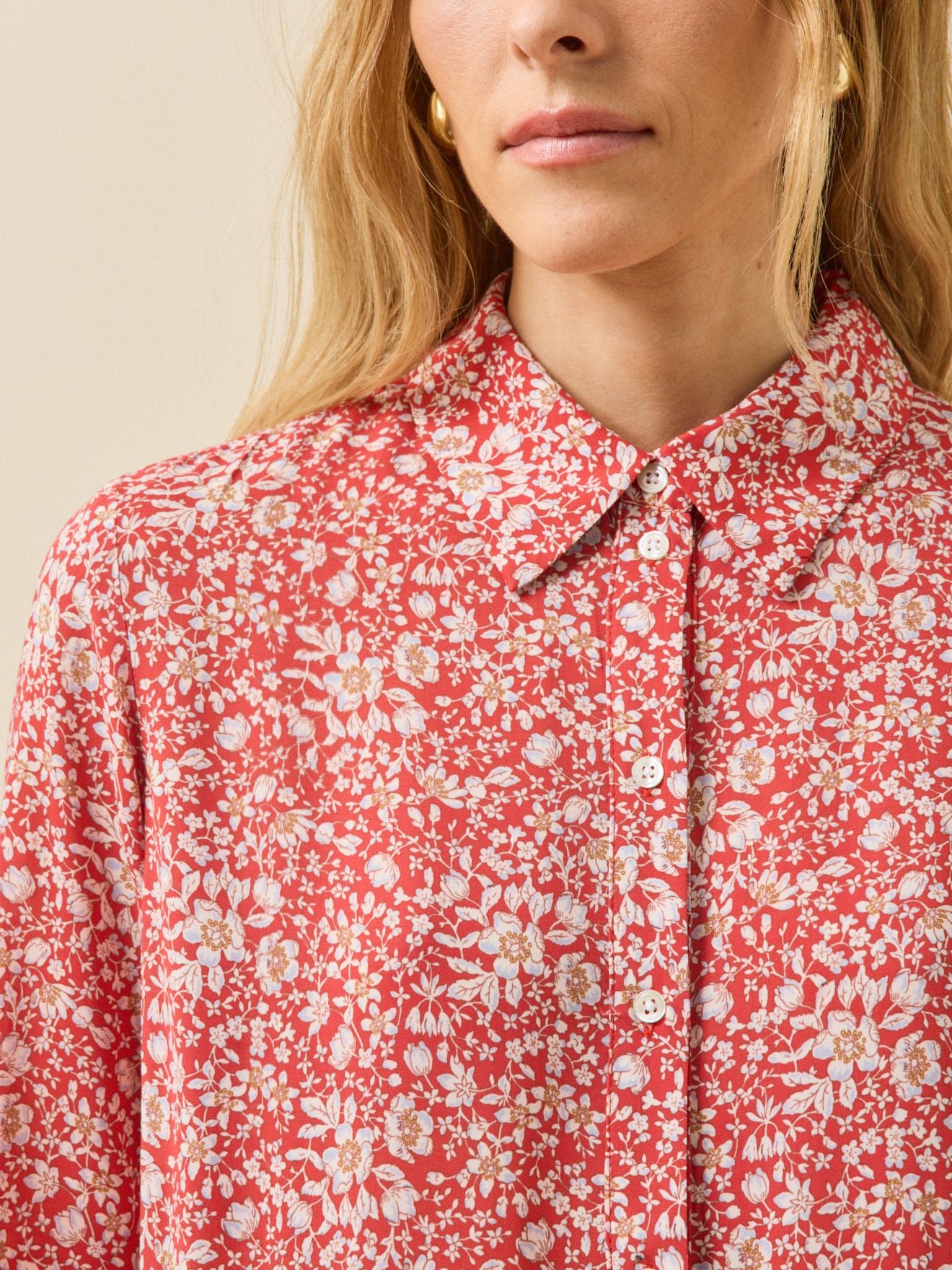 Women's short, ruffled dress made with Liberty fabric - The Limited Collection - Image 3