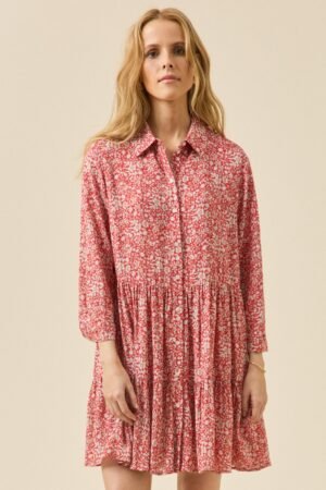 Women's short, ruffled dress made with Liberty fabric - The Limited Collection
