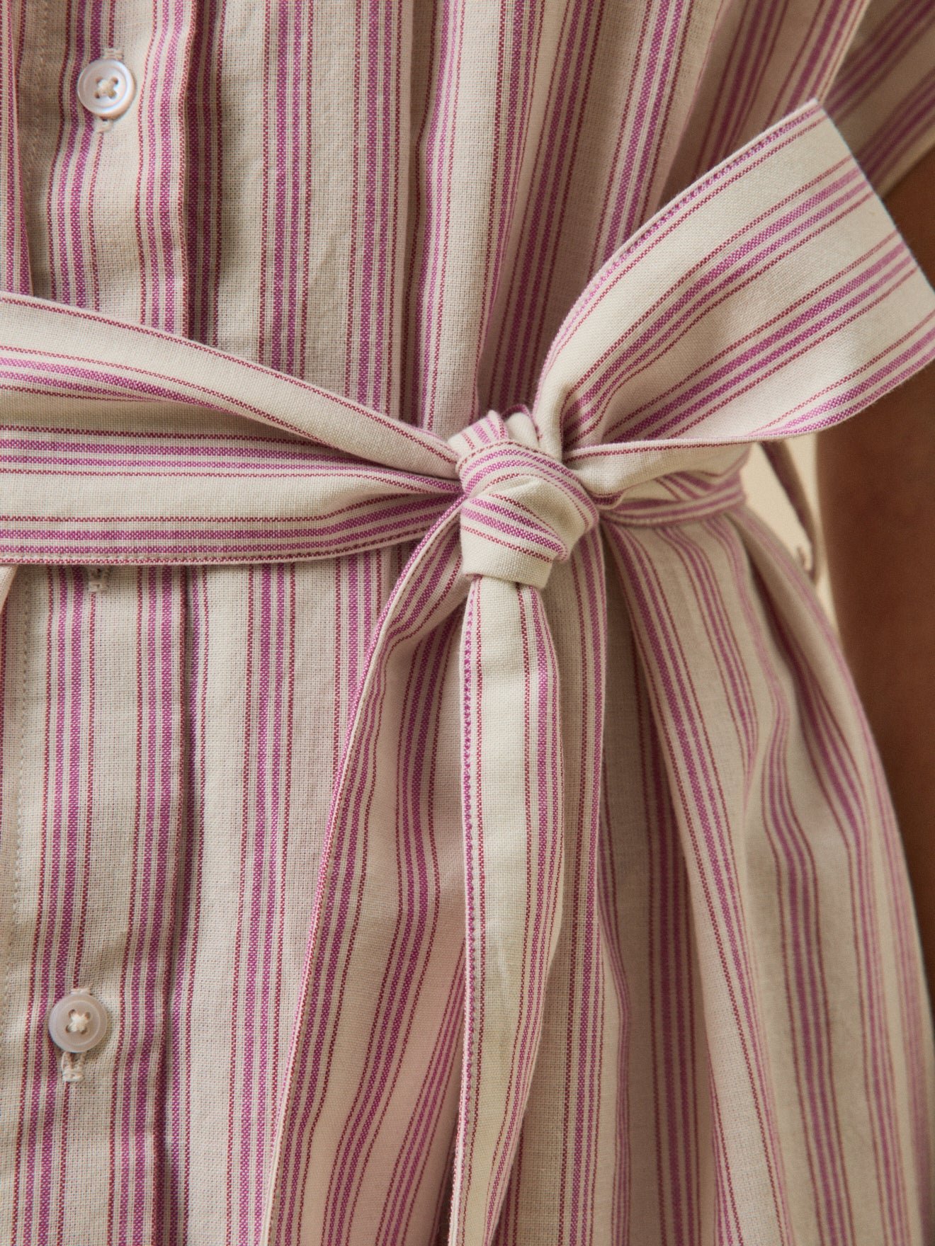 Women's striped sleeveless dress - Image 4