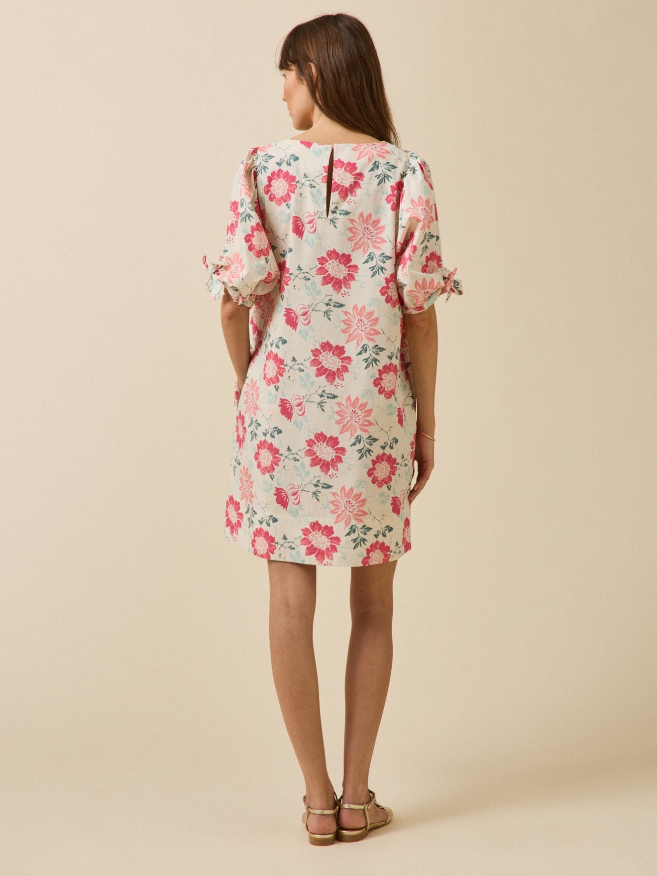 Women's short Rosala-print partywear dress - Image 2