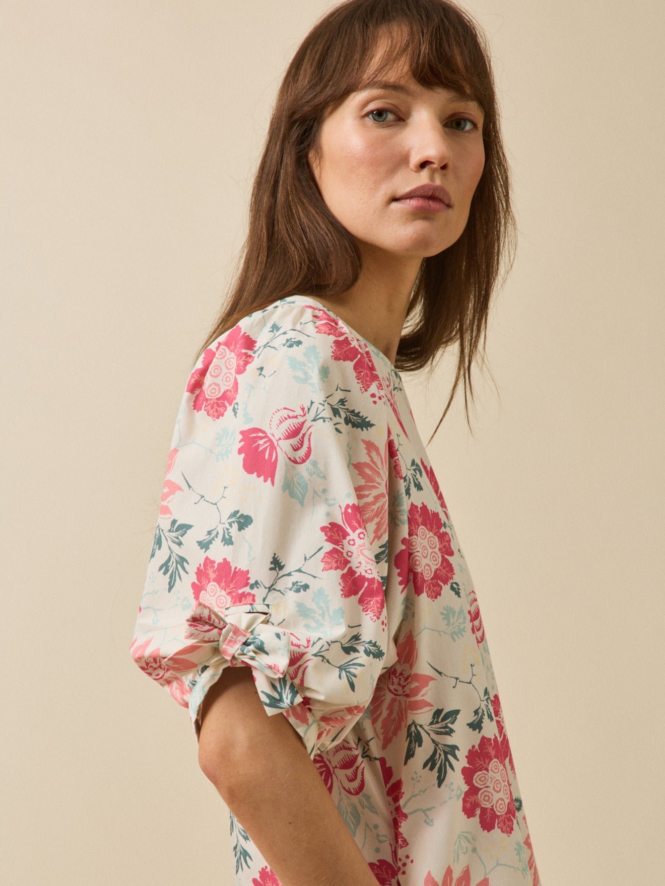 Women's short Rosala-print partywear dress - Image 3