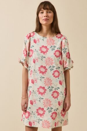 Women's short Rosala-print partywear dress