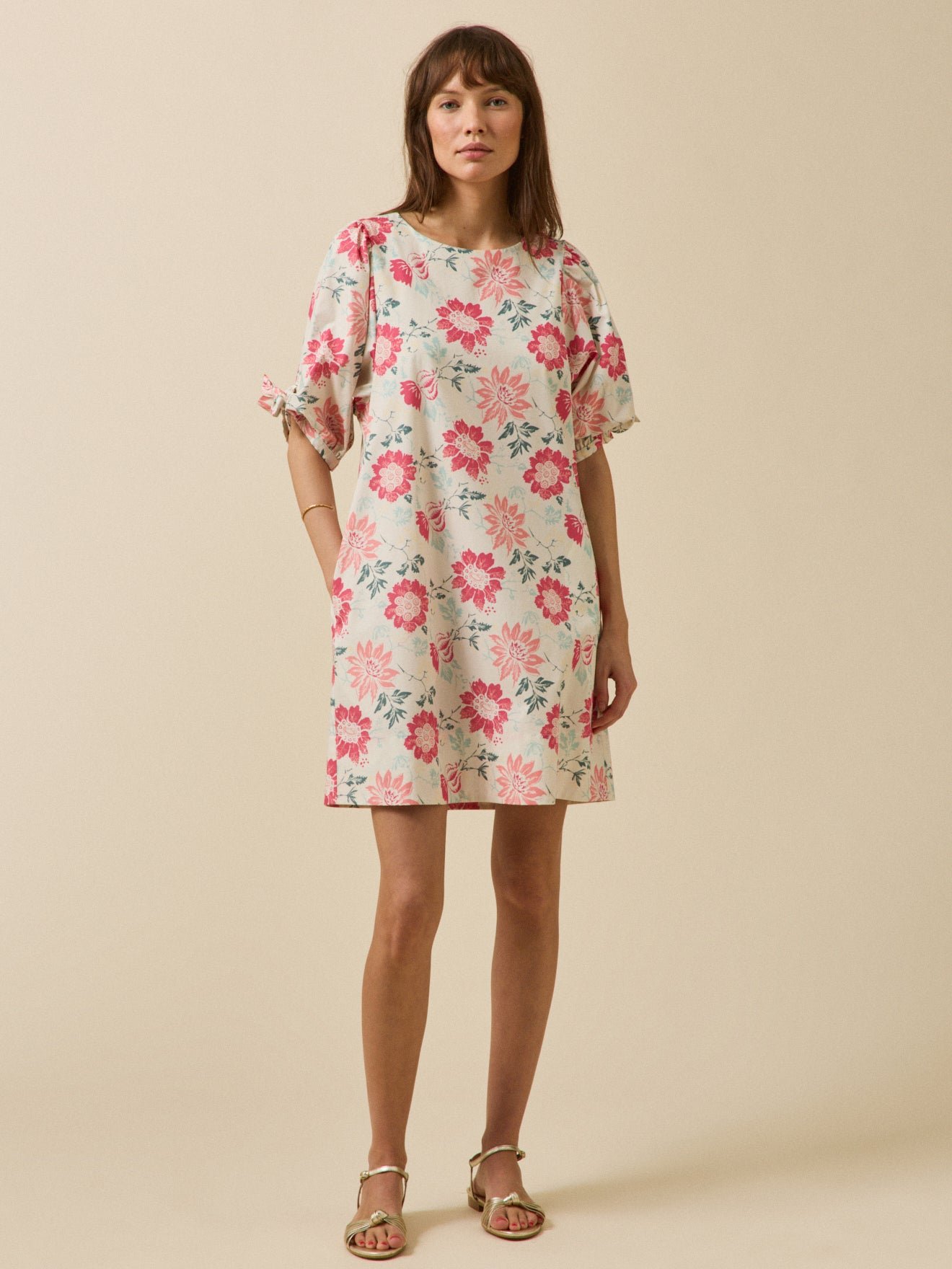 Women's short Rosala-print partywear dress - Image 5