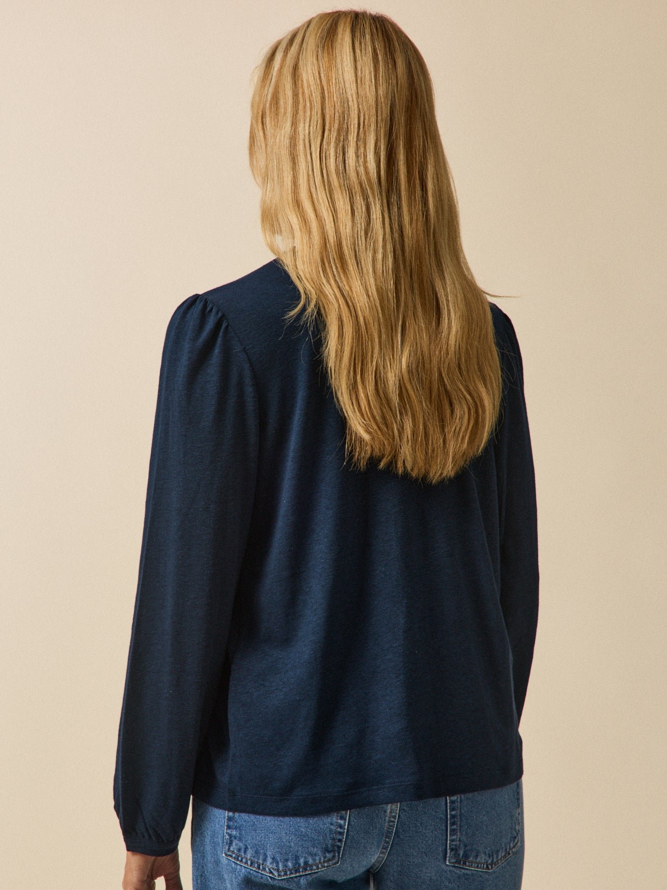 T-shirt dentelle lin et viscose femme - Image 2