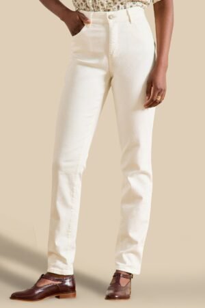 Women's slim-leg organic cotton Aurelie jeans