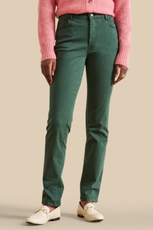 Women's slim-leg colored Chloe trousers