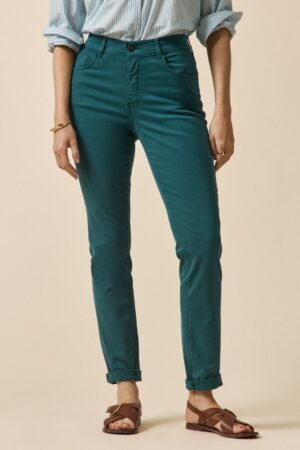 Women's slim-leg colored Chloe trousers