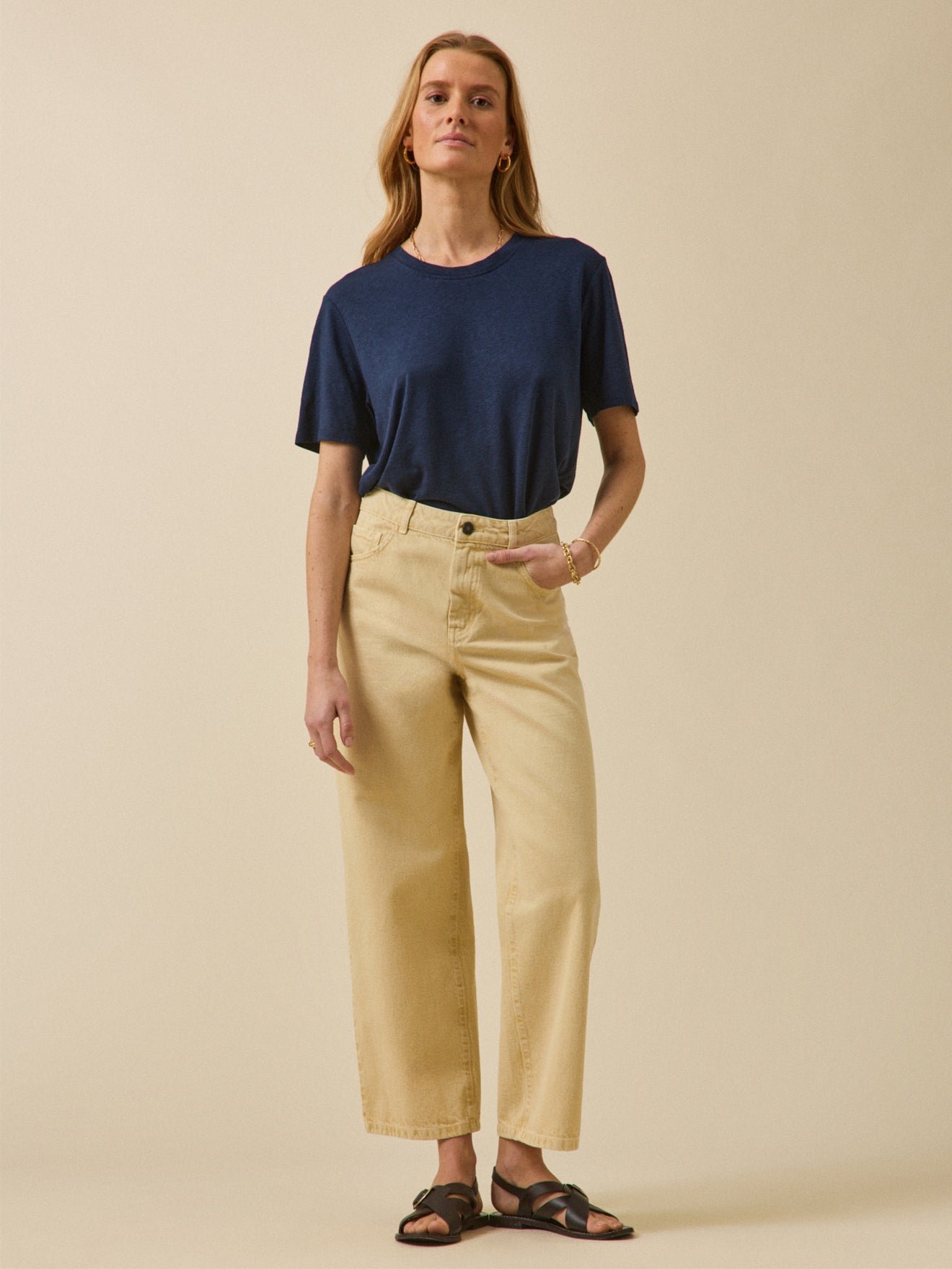 Jean large femme Émilie coton biologique - Image 4