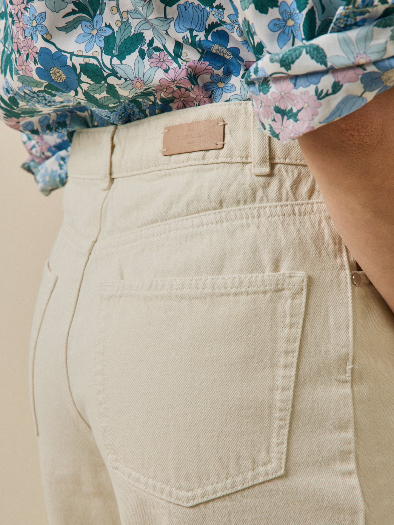 Women's wide-leg organic cotton Emilie jeans - Image 4