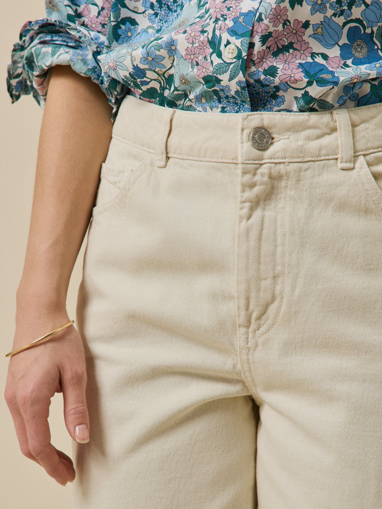 Women's wide-leg organic cotton Emilie jeans - Image 3