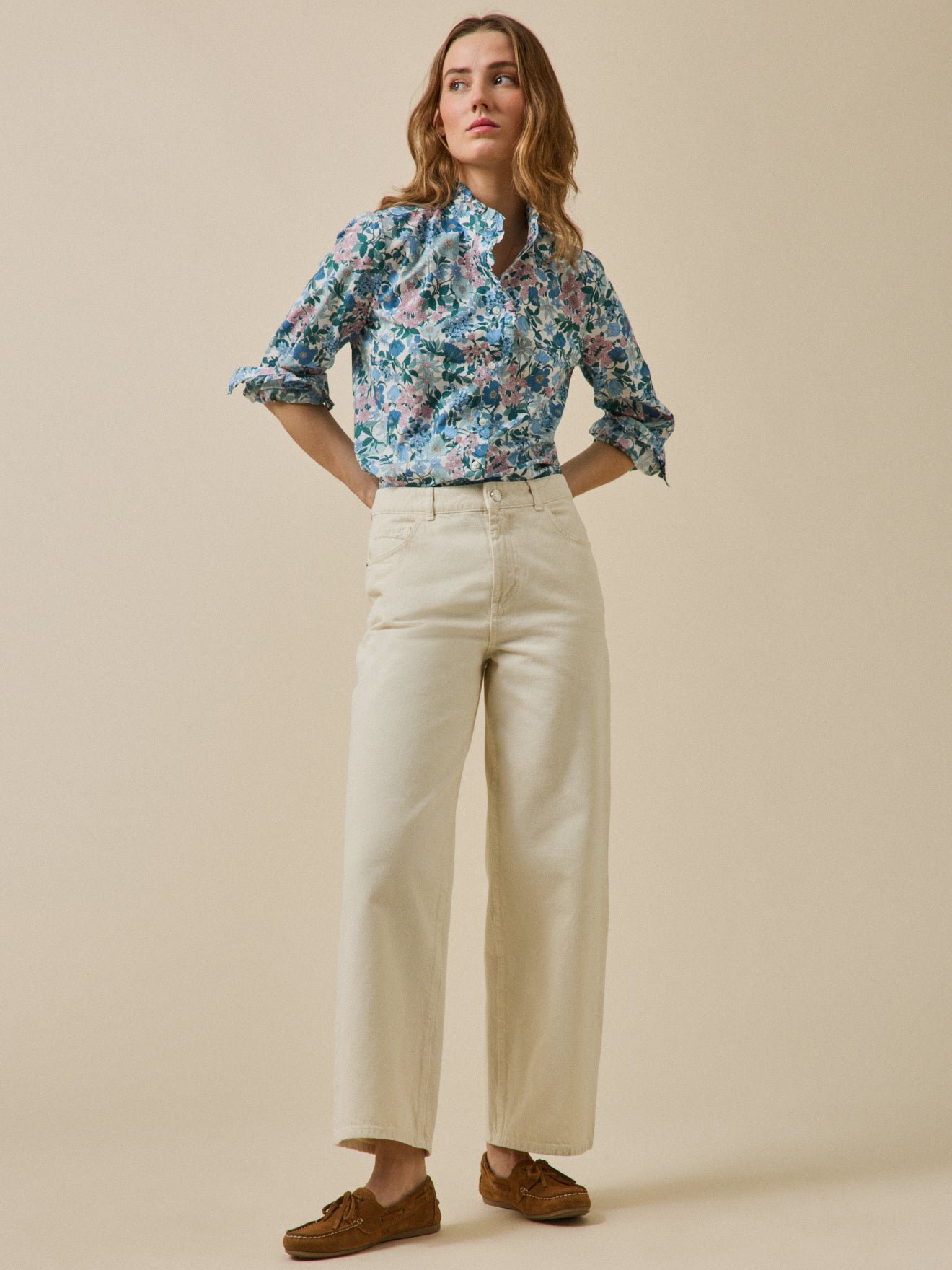 Women's wide-leg organic cotton Emilie jeans - Image 5