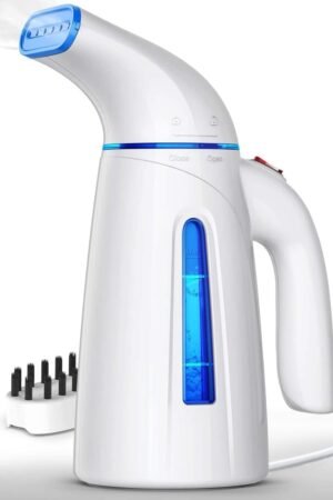 Steamer for Clothes, Handheld Clothing Steamer for Garment, 240ml Big Capacity 700W Portable Travel Steam Iron (Blue)