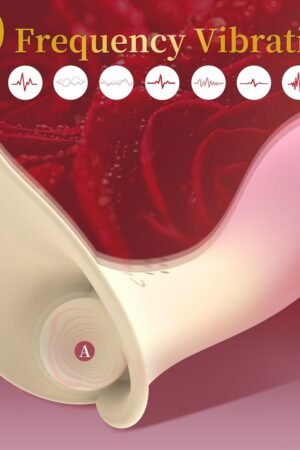 Calla Lily Licking Sucking Vibrator for Women, 10x Vibration Modes Clitoral Stimulator with G-Spot Massager, Quite Rechargeable Tongue Toy for Nipples & Clit