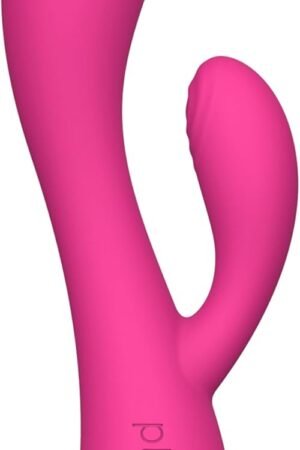 plusOne Dual Rabbit Vibrator Personal Massager, 10 Vibration Settings, Body-Safe Silicone, Waterproof, USB Rechargeable, Sex Toy for Women and Men