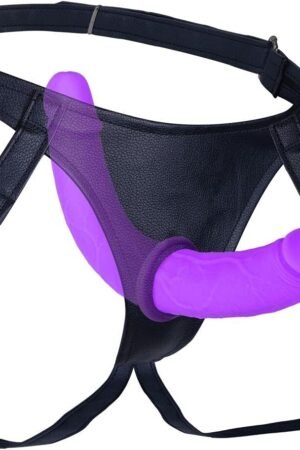 Womens Sex Toys - Double Ended Dildo Strap-On Harness Big Anal Dildos Hands Free Masturbators, Silicone Fantasy Long Dildos Female Sex Toys Adult Toys for Women & Couples