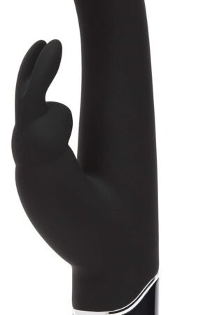 Fifty Shades of Grey Greedy Girl Rabbit Vibrator | 5.5 Inch Silicone G Spot Vibrator for Women | Vibrating Dildo Dual Stimulation Adult Sex Toy | Waterproof Personal Massager | Gifts for Women | Black