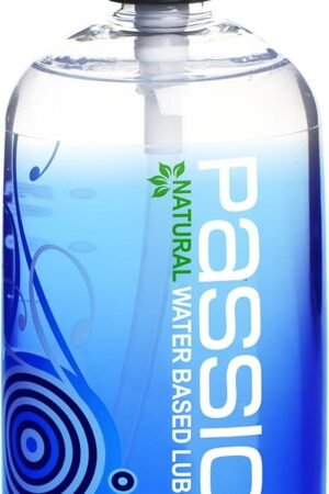 Passion Natural Water-Based Personal Lubricant, 16 Fl Oz - Premium, Non-Sticky, Easy-to-Clean Formula for Smooth, Comfortable Use
