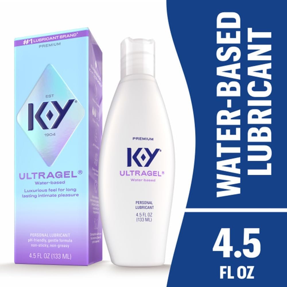 K-Y Ultragel Premium Water-Based Body Friendly Formula 4.5 Fl Oz. Personal Lubricant for Wetter Sex for Men, Women and Couples & Safe to Use with Silicone Toys (2 Pack) - Image 9