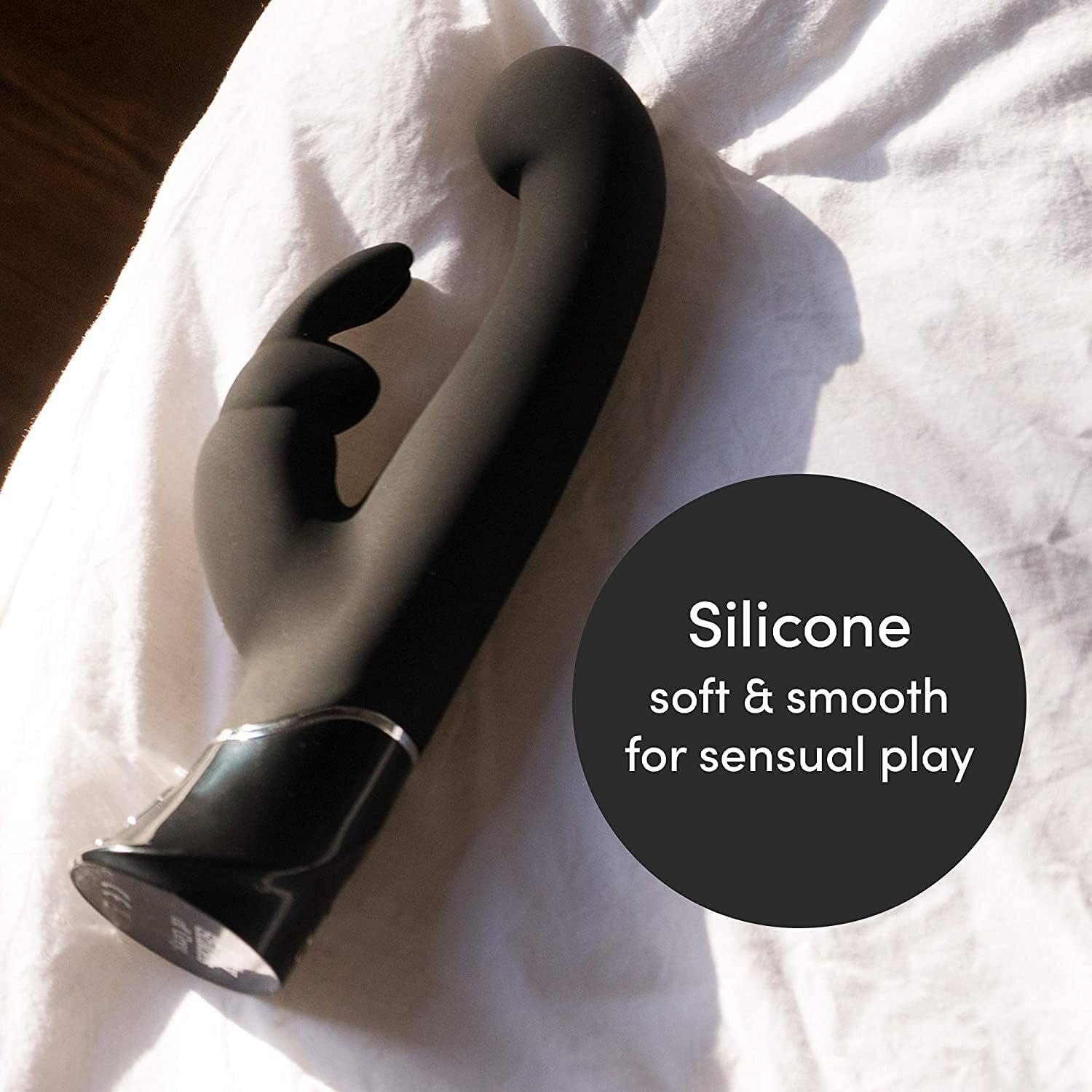 Fifty Shades of Grey Greedy Girl Rabbit Vibrator | 5.5 Inch Silicone G Spot Vibrator for Women | Vibrating Dildo Dual Stimulation Adult Sex Toy | Waterproof Personal Massager | Gifts for Women | Black - Image 7