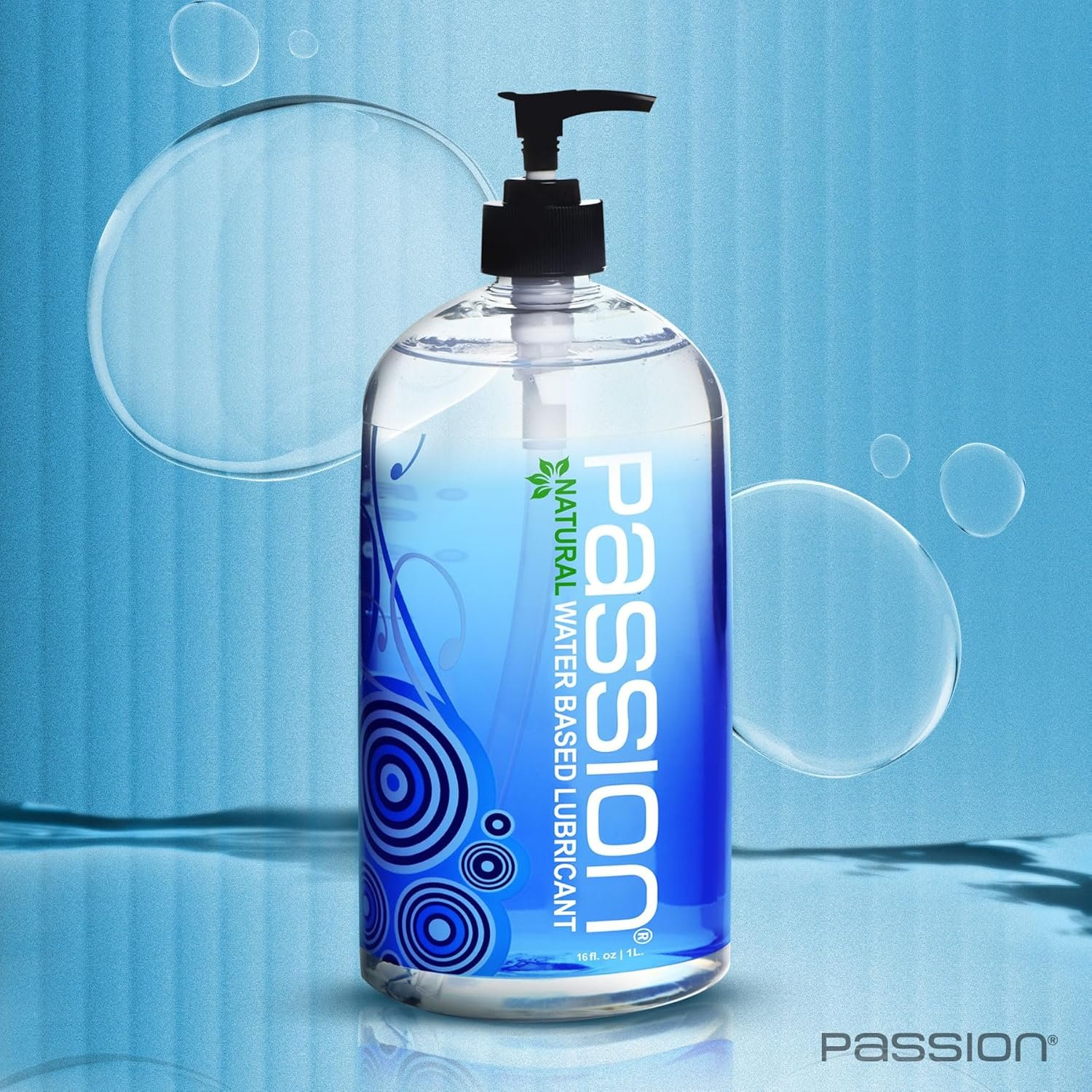 Passion Natural Water-Based Personal Lubricant, 16 Fl Oz - Premium, Non-Sticky, Easy-to-Clean Formula for Smooth, Comfortable Use - Image 5