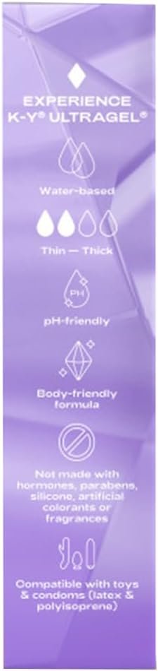 K-Y Ultragel Premium Water-Based Body Friendly Formula 4.5 Fl Oz. Personal Lubricant for Wetter Sex for Men, Women and Couples & Safe to Use with Silicone Toys (2 Pack) - Image 6