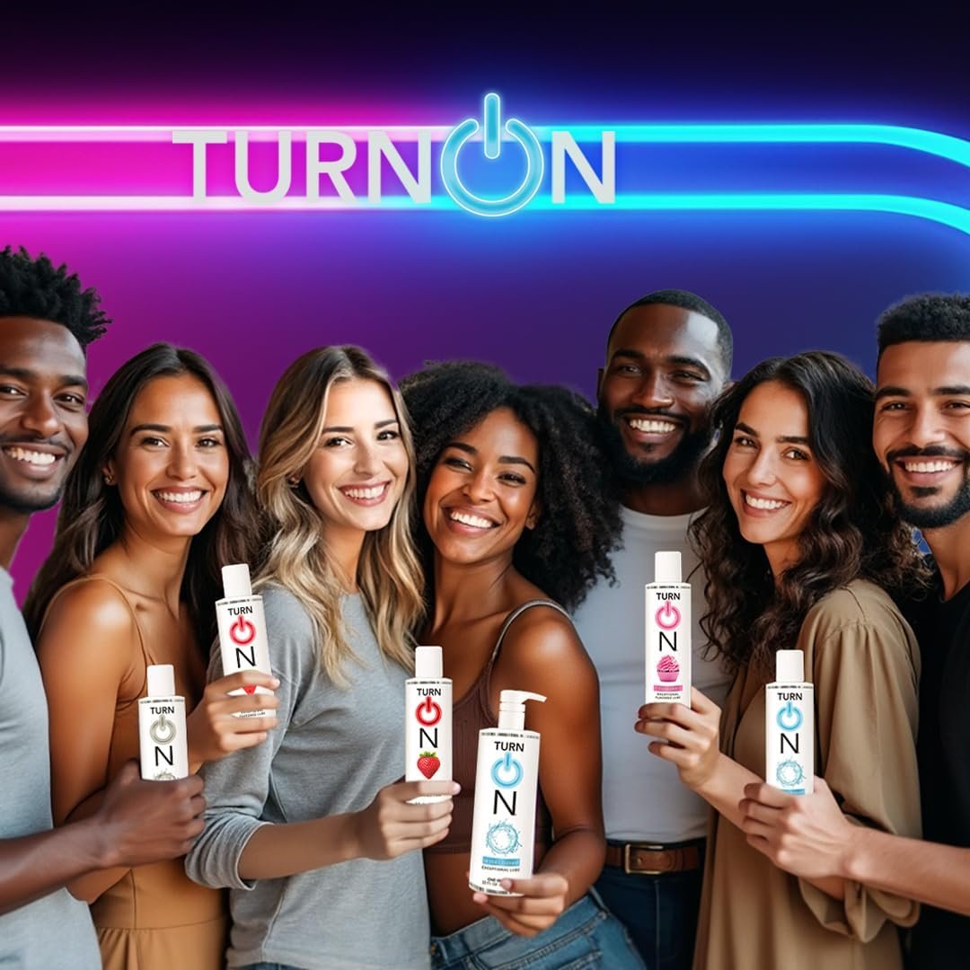 Turn On Silicone-Based Premium Personal Lubricant | Long Lasting Performance, Ultra Slick & Silky Smooth, Condom Safe Lube for Men, Women, and Couples, 8 fl oz - Image 6