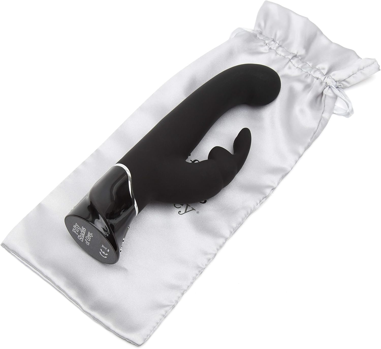 Fifty Shades of Grey Greedy Girl Rabbit Vibrator | 5.5 Inch Silicone G Spot Vibrator for Women | Vibrating Dildo Dual Stimulation Adult Sex Toy | Waterproof Personal Massager | Gifts for Women | Black - Image 2