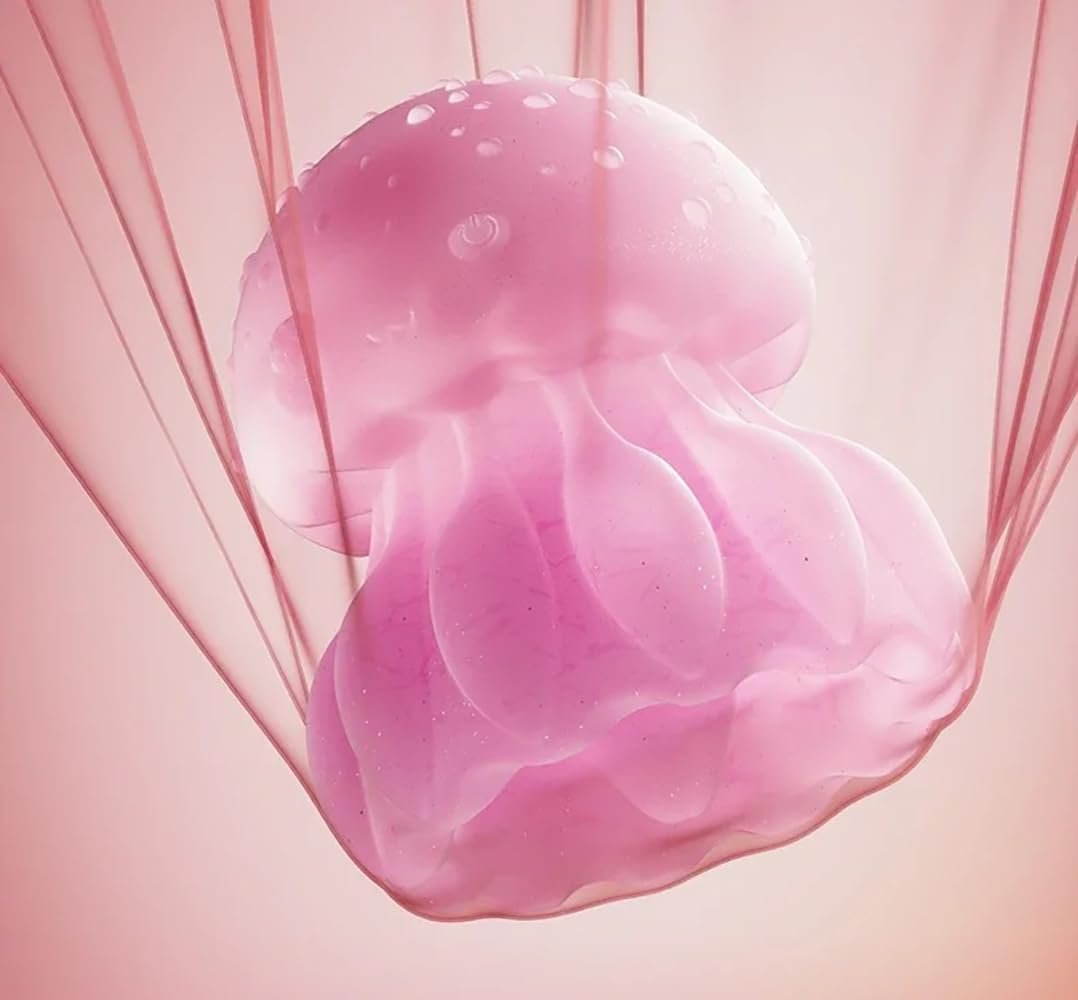 Rainbow LED Jellyfish Tongue Vibrator - 10 Licking & 10 Vibration Modes Clit Sucker, Quiet Adult Toy with Night Light, Waterproof Sex Toy for Women - Image 5